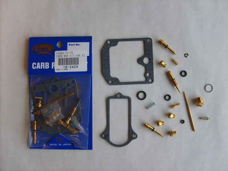 K&l Supply Carburetor Repair Kit - 18-2429 Kawasaki KZ650B / KZ650C Custom / KZ650D 1977-1978