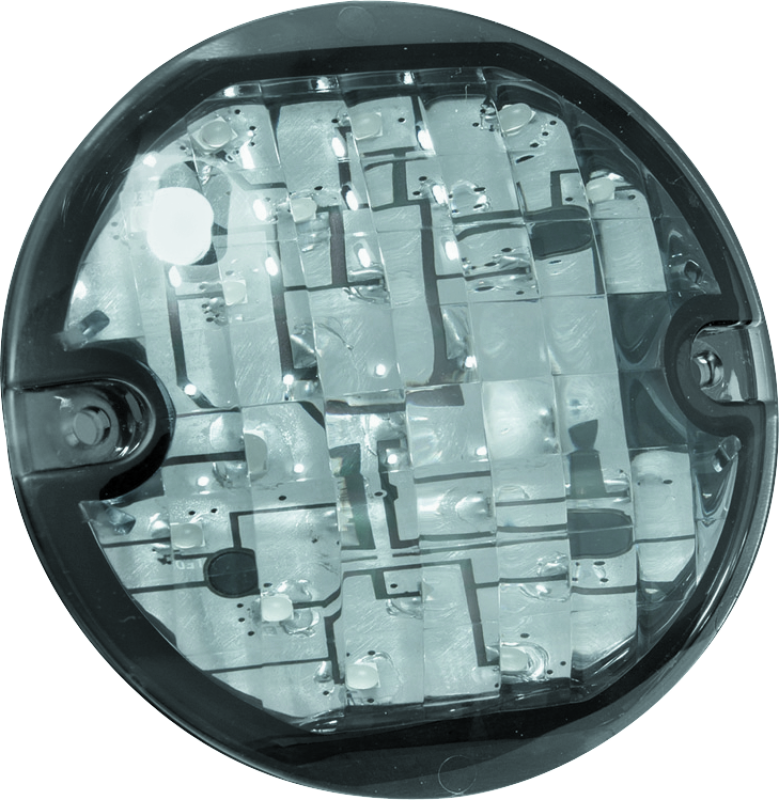 Kuryakyn 5441 LED Front Turn Signal Conversion Flat Style Insert Amber Lens - Photo - Primary