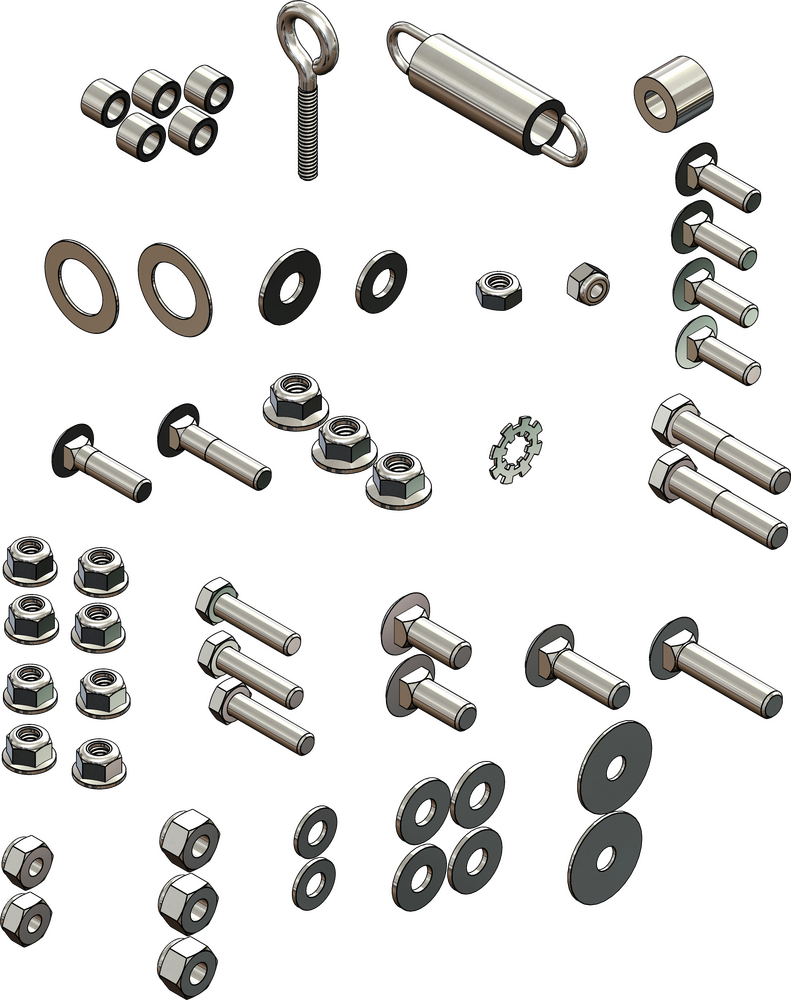 Kfi Products 30-9104 HK-101 MAN LIFT KIT RPL HARDWARE KIT