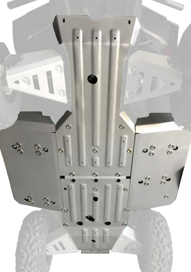 Rival Powersports Usa Central Skid Plate Alloy - 2444.7440.1 Polaris Ranger 2015-2022