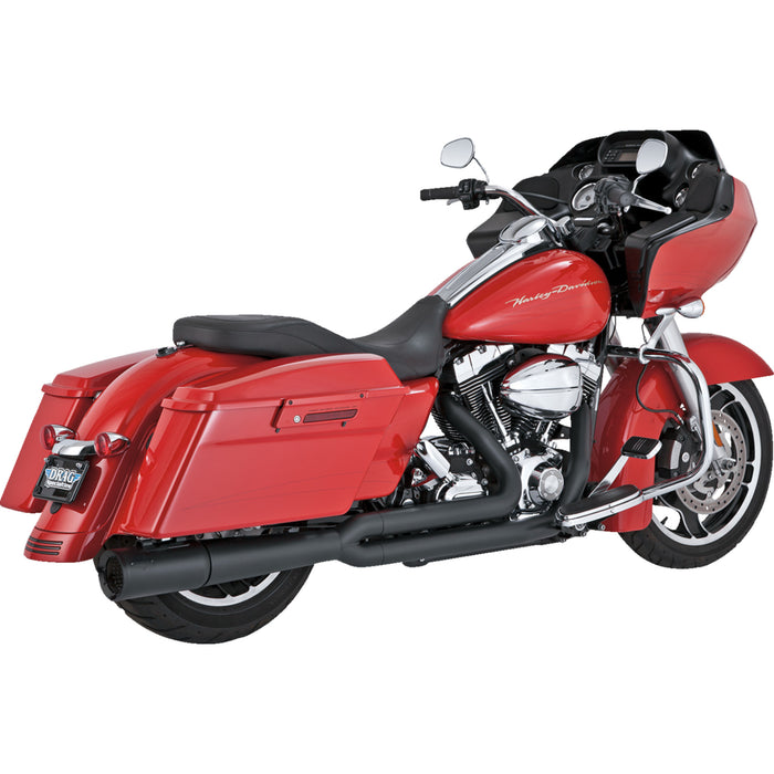 VANCE & HINES 1800-2574 47361 Pro Pipe 2-into-1 Exhaust System - Black