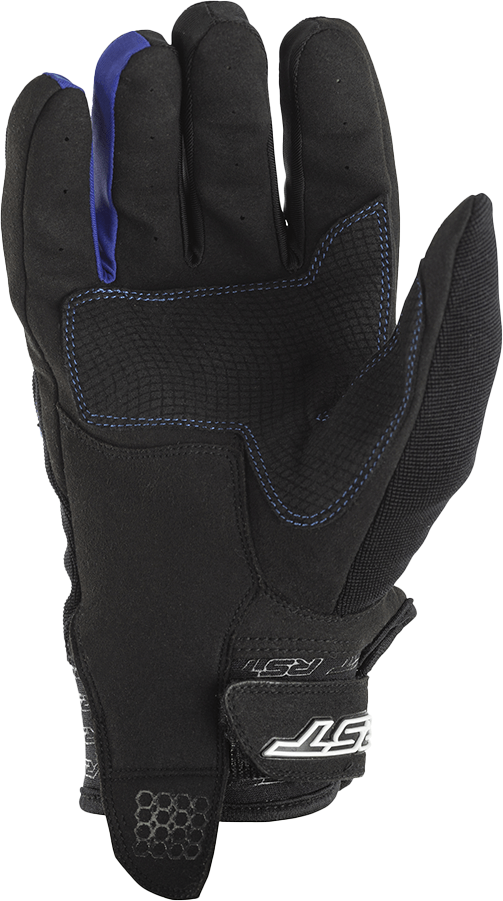 Rst 556-2100109 102100BLU-09 RIDER CE GLOVE BLACK/BLUE MD