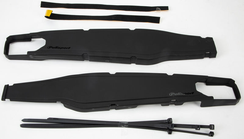 Polisport 64-56729 8986000003 SWINGARM PROTECTORS BLACK