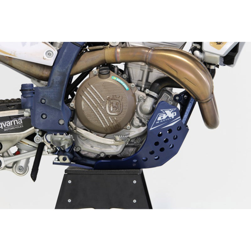 AXP RACING 0506-2015 AX1660 Skid Plate blue - husqvarna