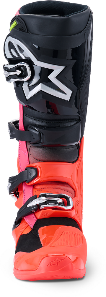 Alpinestars 482-0016209 2012025-1576-9 TECH 7 BLACK/RED FLUO/PINK FLUO 9