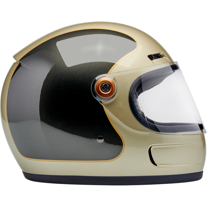 BILTWELL Gringo SV Helmet Tracker - Gloss Metallic Champagne/Charcoal