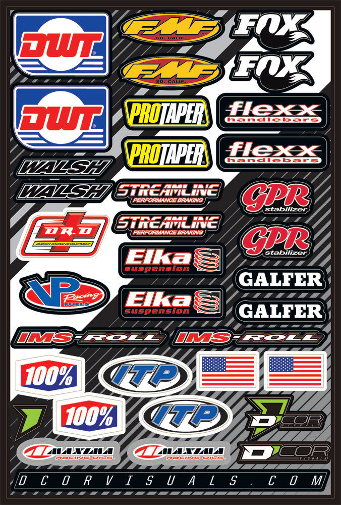 D'cor Visuals D-Cor ATV Decal Sheet - 40-90-107