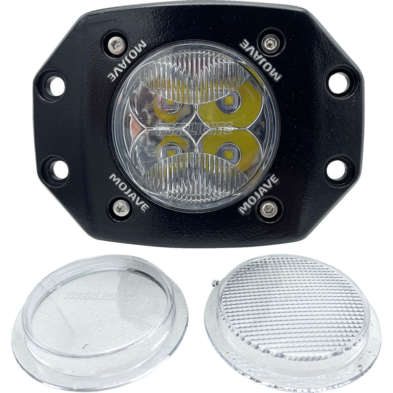 ALL BALLS 2001-2506 TLM3-FM Tiger Lights Mojave Series LED Racing Light - 3" - Flush Mount