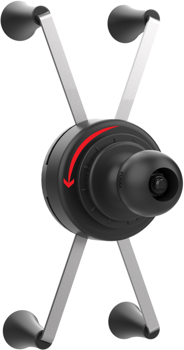 Ram Mounts 71-7078 RAM-HOL-UN10BRU ROTATING X-GRIP PHONE HOLDER LARGE W/BALL B SIZE