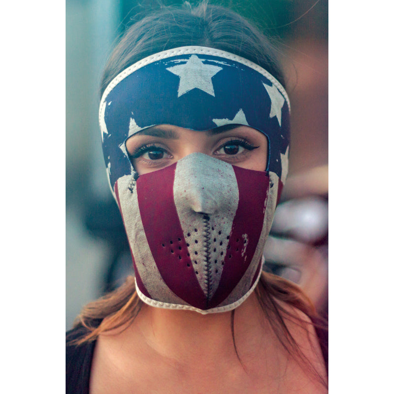 ZAN HEADGEAR 2503-0290 WNFM408 Neoprene Full-Face Mask Full-Face Mask - Patriot