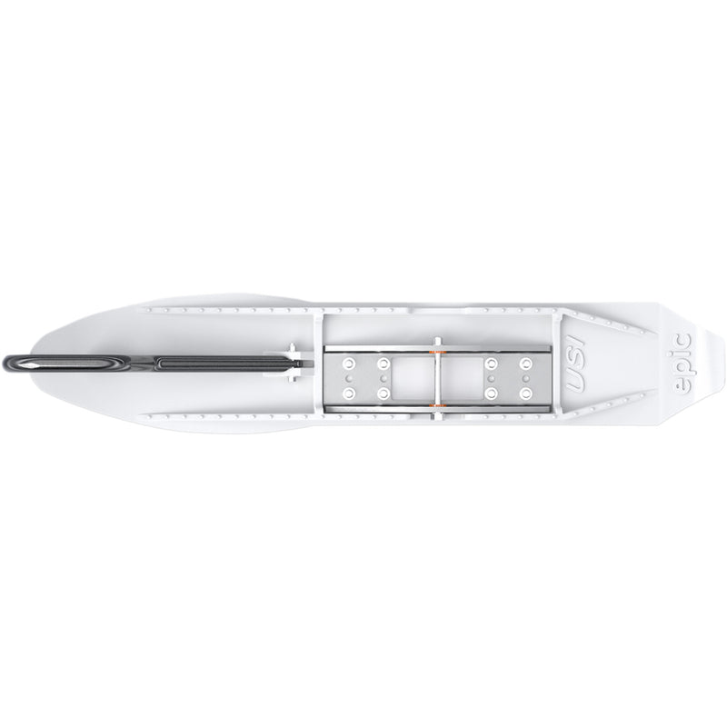USI 4602-0172 EPIC10WHITE-KIT Epic Ski Epic 1.0 Skis - White - Pair