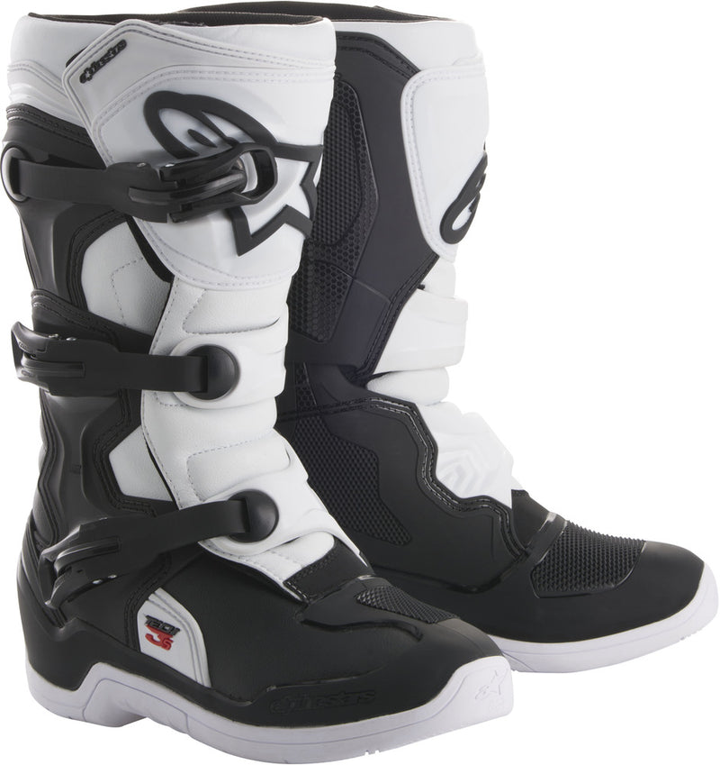 Alpinestars 482-42605 2014018-12-5 TECH 3S BOOTS BLACK/WHITE SZ 05