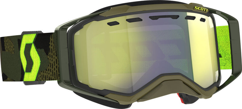 Scott 51-5591 272846-7701335 PROSPECT SNWCRSS GOGGLE KAKI GRN/NEON YLW ENHCR CHRM