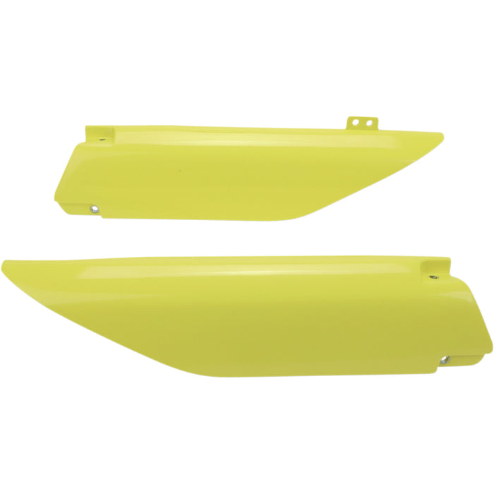UFO 0412-0160 SU04913-102 Suzuki Fork Tube Protectors Fork Tube Protectors - Yellow - RM/RMZ
