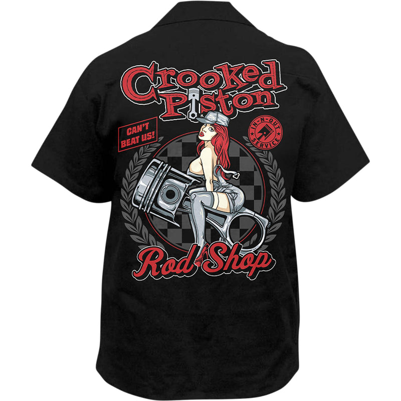 LETHAL THREAT 3040-3133 HW50230M Crooked Piston Shirt black - medium
