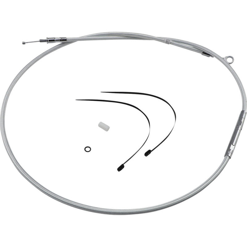 Magnum Shielding High-Efficiency Braided Sterling Chromite II® Clutch Cable /16" - 32214HE For Harley Touring 2007