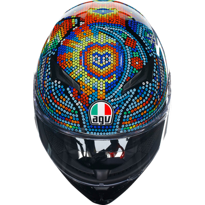 AGV 0101-15466 2118381004001XL K3 Rossi Winter Test 2018 Helmet K3 Helmet - Rossi Winter Test 2018 - XL