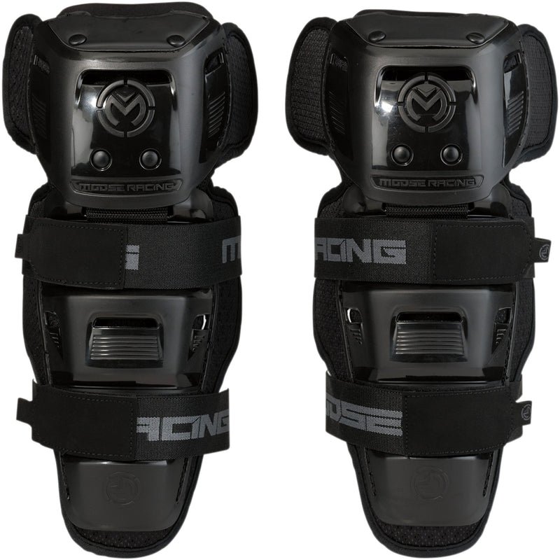 MOOSE OFFROAD 2704-0493 2704-0493 Youth Synapse Lite Knee Protectors Youth Synapse Lite Knee Guards - Black