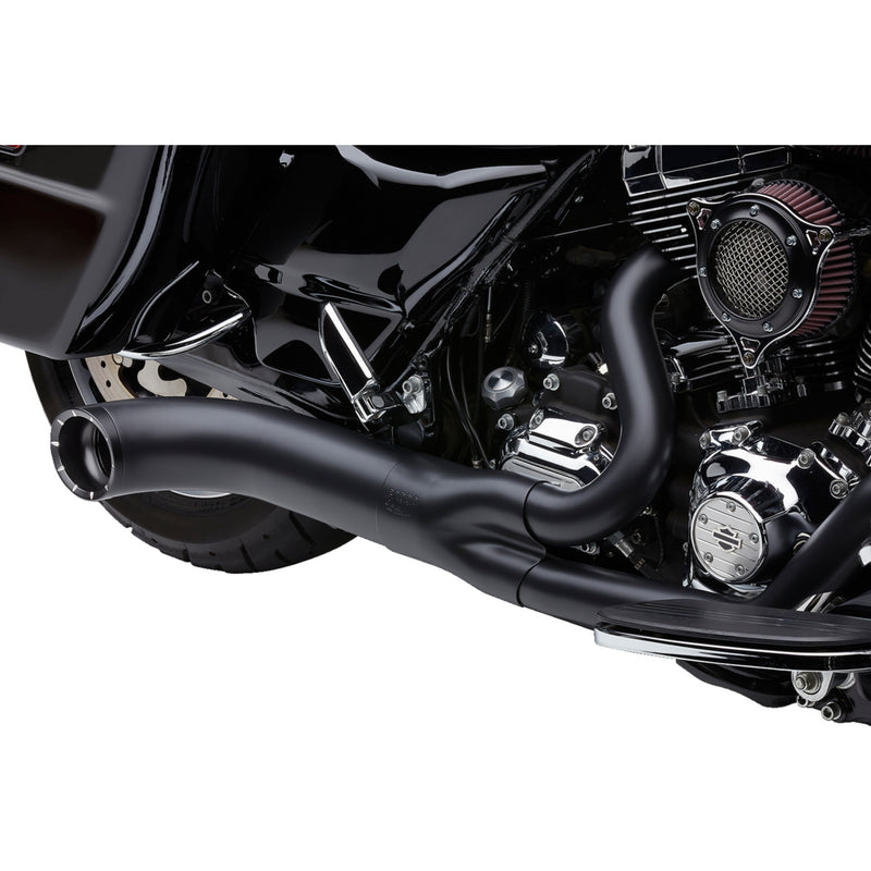 Cobra Turn Out 2-Into-1 Exhaust System - 6270B-1 For Harley Touring 2009-2016