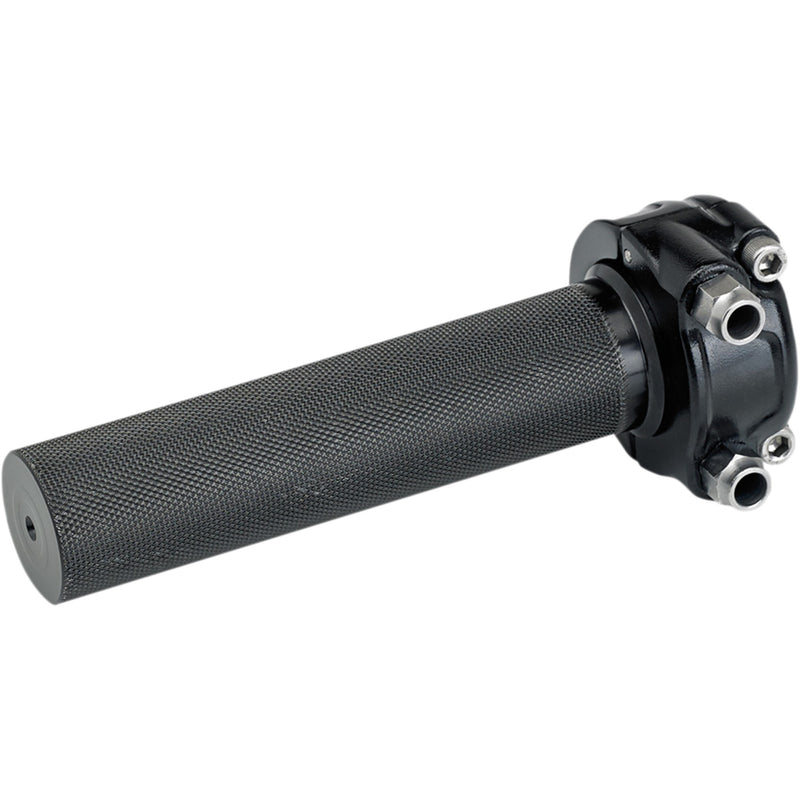 BILTWELL 0632-0629 6602-201-01 1" Whiskey Throttle Assembly Throttle - Dual Cable - Whiskey - Black