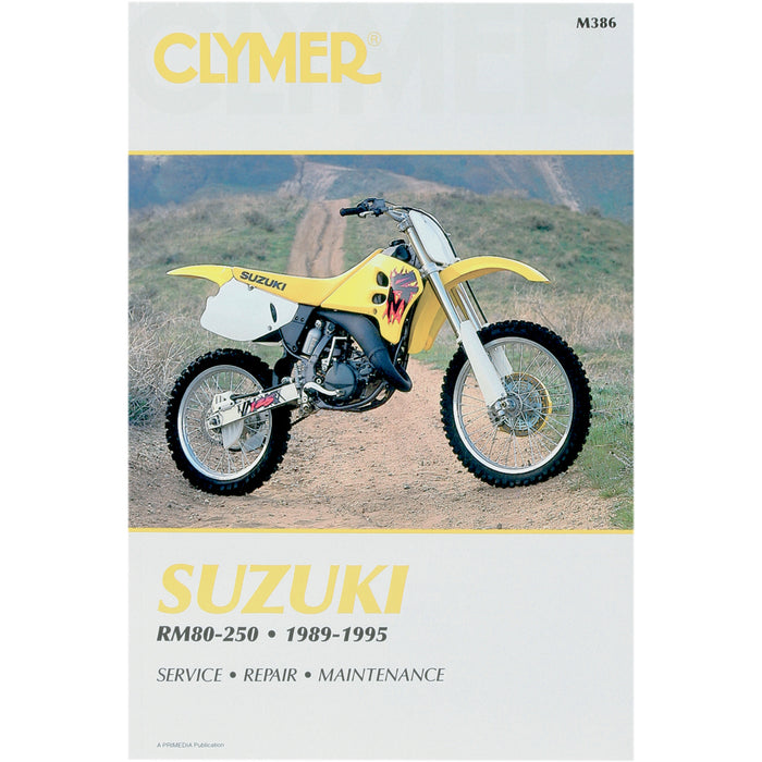 CLYMER M386 CM386 Motorcycle Repair Manual — Suzuki Manual - Suzuki RM 80/250