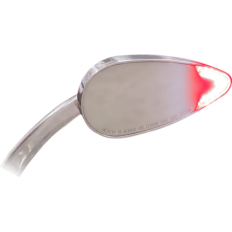 CUSTOM DYNAMICS 0640-1760 CD-MIR-PLUG-C LED Mirrors with Run/Turn Signal - Side View - with LED Turn Signals - Chrome