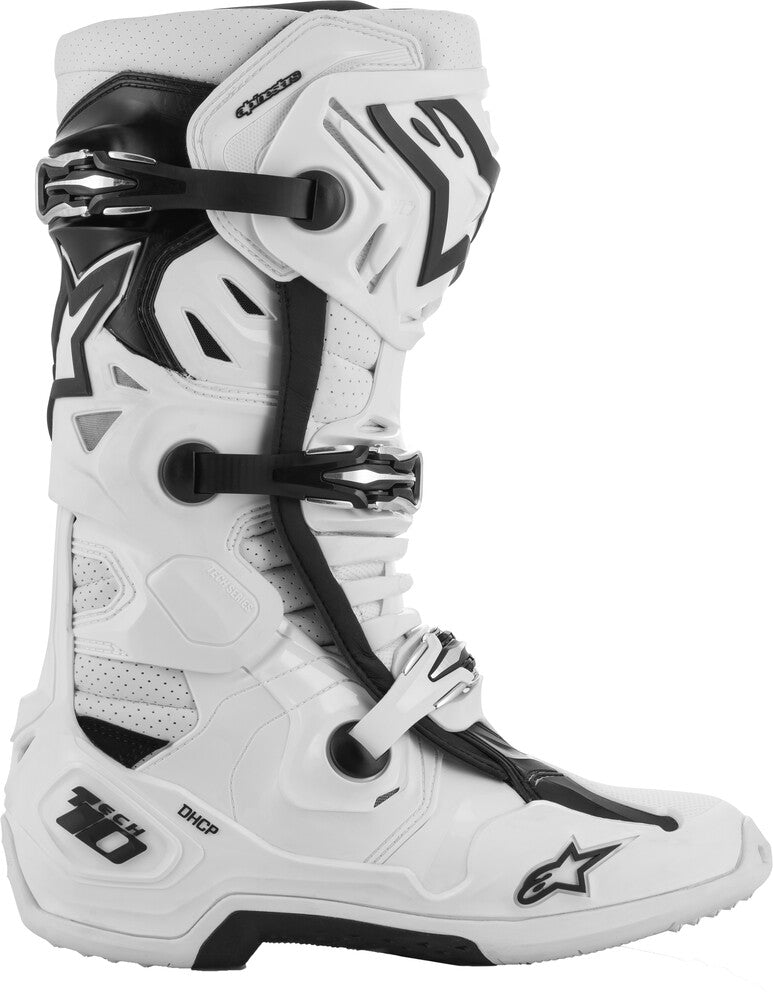 Alpinestars Tech 10 Supervented Boots White SZ 10 - 2010520-20-10