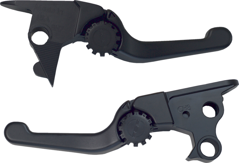 Psr Anthem Shorty Lever SET Black ST Cable - 12-01656-22 For Harley Softail 2015-2022