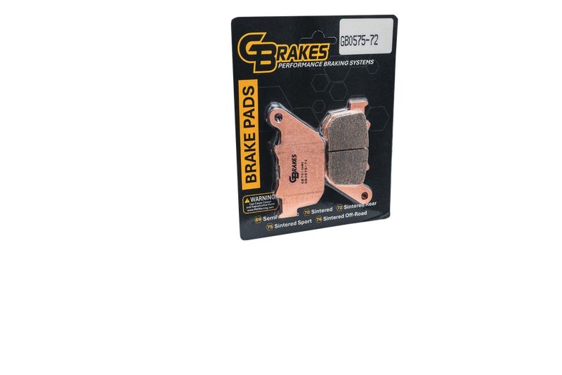 Gbrakes Brake Pads HH Sintered Rear - GB0575-72 For Harley Sportster 2004-2013