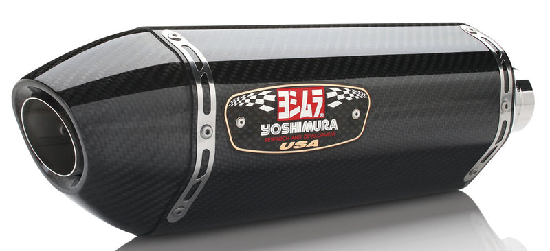 Yoshimura Exhaust Race R-77 Slip-ON SS-CF-CF Dual - 1414020220 Kawasaki Ninja 2012-2023