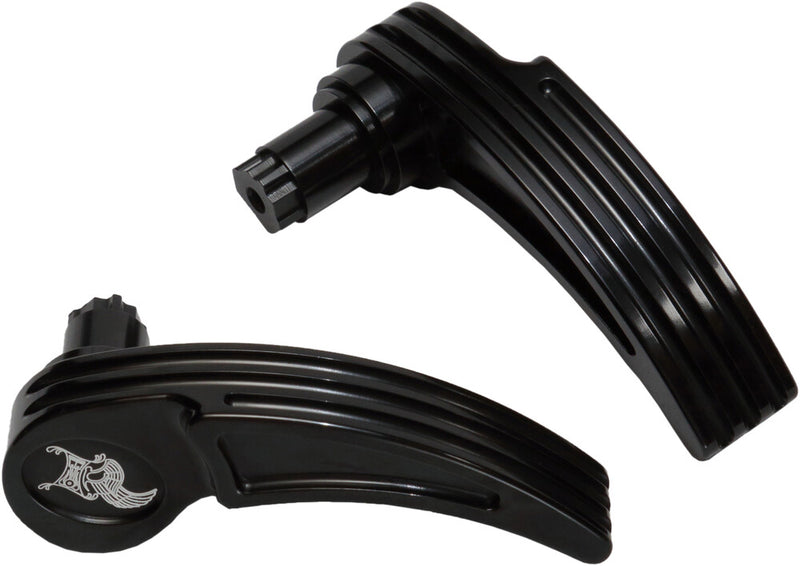 Kens Factory NL Saddlebag Lever Black FLH FLT - KFL-01 For Harley Touring 2014-2023