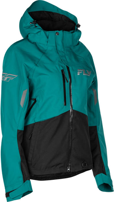 Fly Racing 470-5212XL 470-5212XL WOMEN'S CARBON JACKET DEEP LAKE/BLACK XL