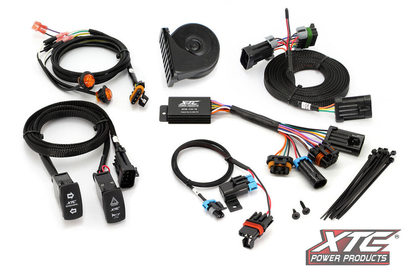 Xtc Power Products Auto Turn Signal Kit W Horn AND Front DRL Lights CAN - ATS-POL-M10-DRL Polaris RZR 2020-2024