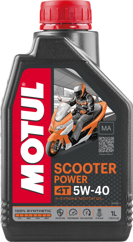 Motul 82-2031 105958 SCOOTER SYNTHETIC OIL 4T 5W40 1L