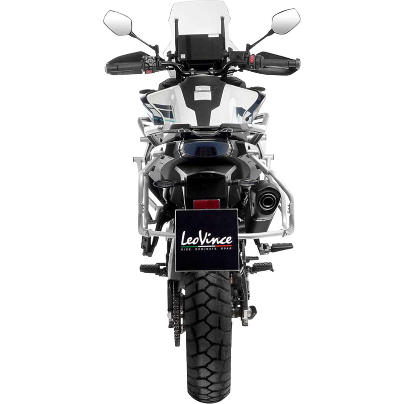 Leovince LV-14 Black Edition Muffler - 15618BU For KTM 890 Adventure / 890 Adventure Rally / 790 Adventure 2021-2025 | Husqvarna Norden 901 2022-2025
