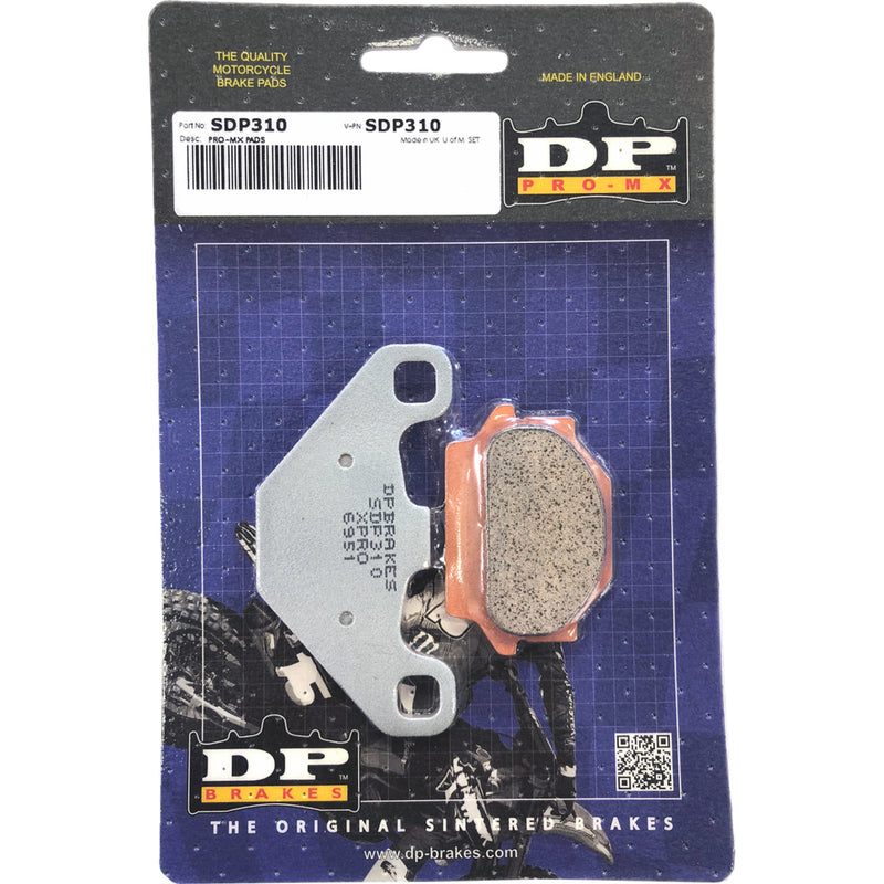 Dp Brakes Brake Pad - SDP310 For Husaberg Dirt Bikes 1991-1994 | Suzuki 500F 2003-2007 | Aprilia Pegaso 650 1999-2004