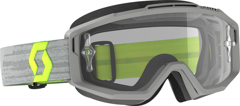 Scott 51-2364 285537-1120113 SPLIT OTG GOGGLE GREY/YELLOW W/CLEAR WORKS LENS