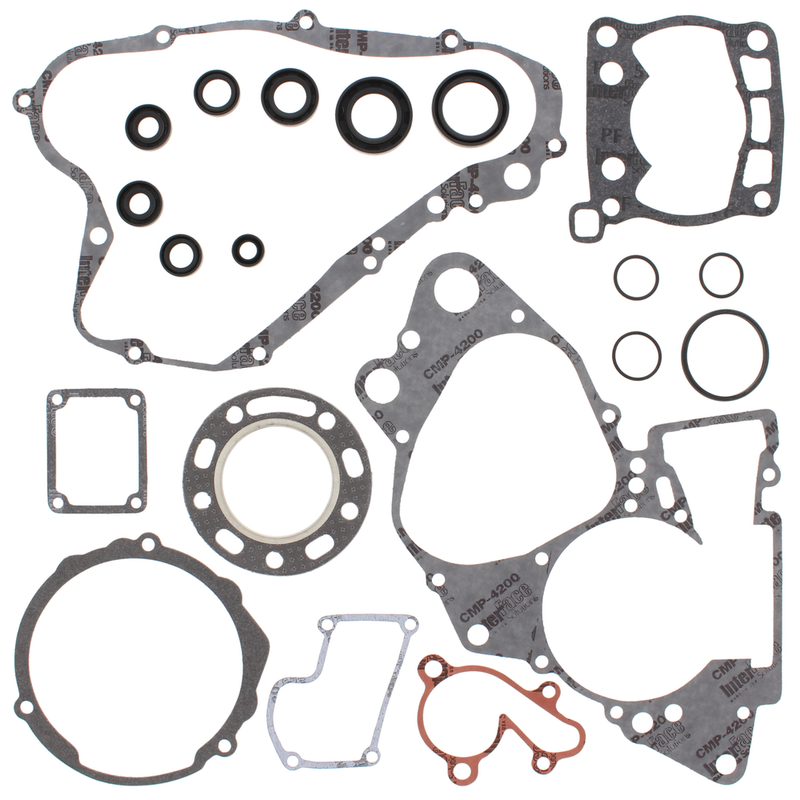 Vertex Complete Gasket SET With OIL Seals - 811543 Suzuki RM 125 1989
