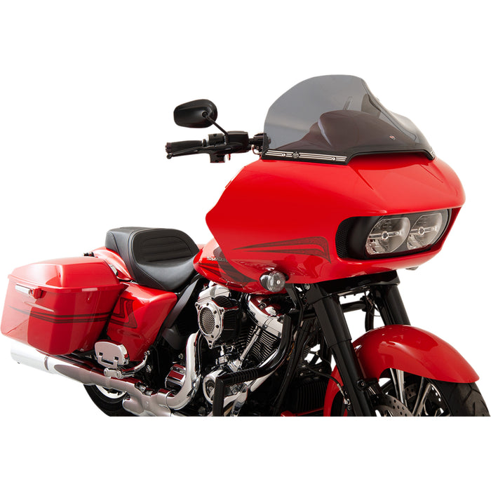 KLOCK WERKS 2310-0570 KW05-01-0317 Sport Pro Flare™ Windshield - Dark Smoke - 14" - FLR/TR