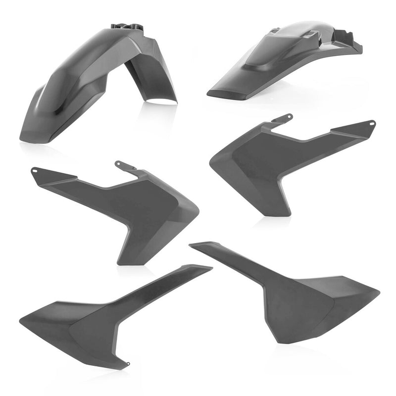 Acerbis Plastic Kit HUS Grey - 2634020011 Husqvarna Dirt Bikes 2017-2019