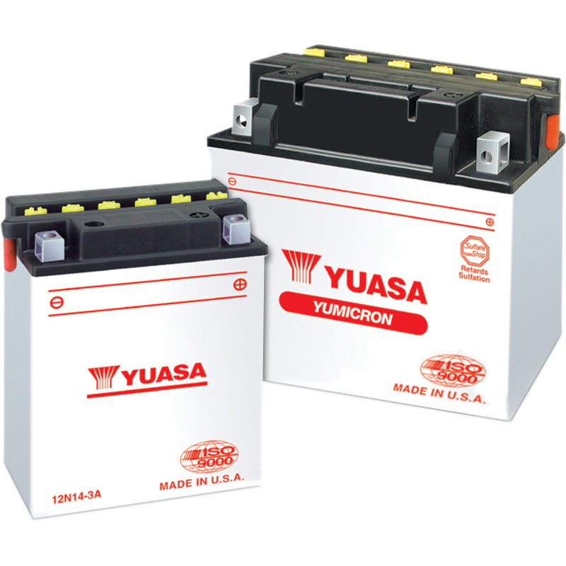 Yuasa Yumicron Battery - YUAM224B2IND Honda VT700C Shadow / CB450S / VT800C Shadow 1986-1989