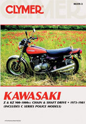 Clymer 27-M359 CM3593 REPAIR MANUAL KAW Z1/KZ900/1000