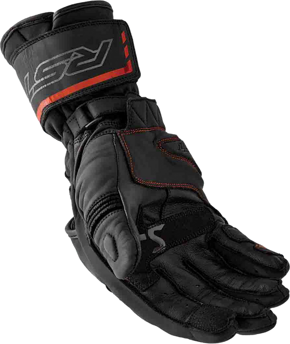 Rst 556-3650110 103650RED-10 S1 GLOVE BLK/RED LEATHER LG