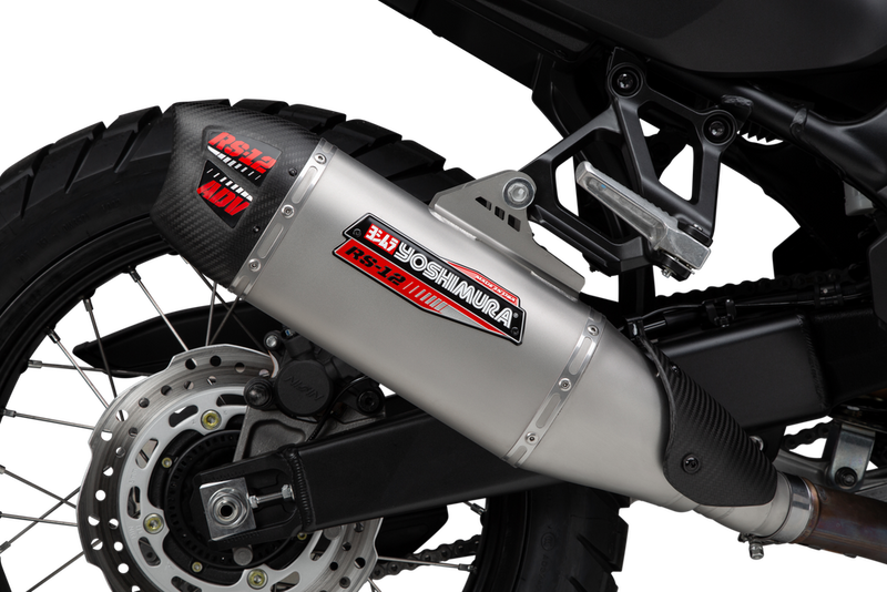 Yoshimura Exhaust ADV Street RS-12 Slip-ON SS-SS-CF - 12755BS520 Honda Transalp 2024