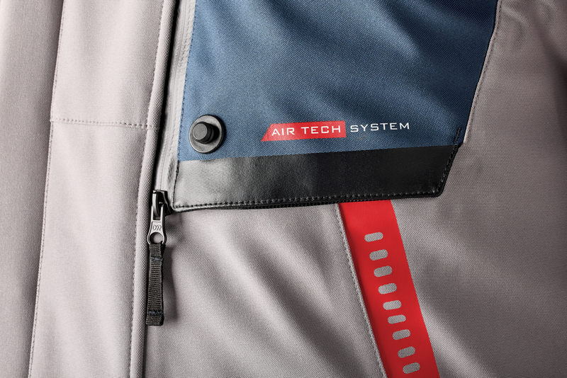 Rst 556-3582142 103582SIL-42 PS VULCAN CE JACKET SIL/BLU TEXTILE MD