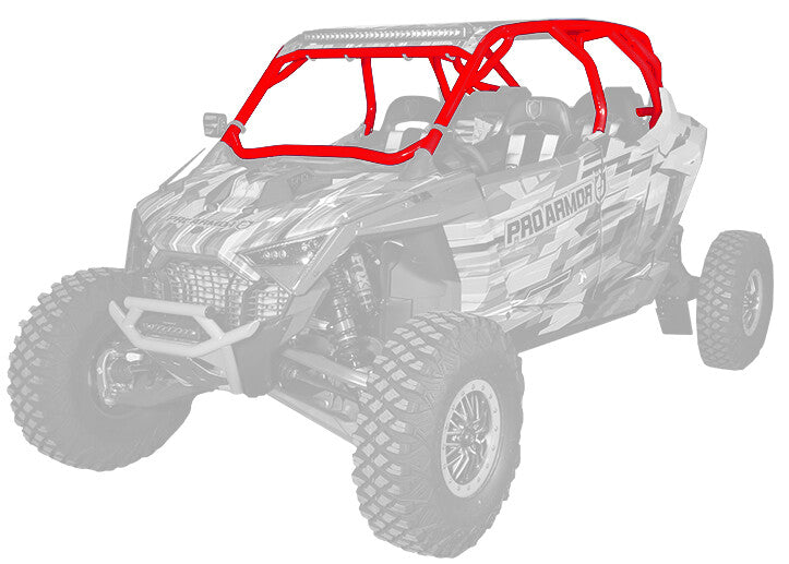Pro Armor PRO R MP Cage With NO Intrusion RED - P2112C054RD Polaris RZR 2022