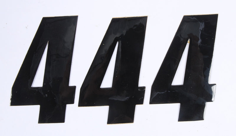 D'cor Visuals D-Cor Number 4 Black 4" 3/PK - 45-24-4