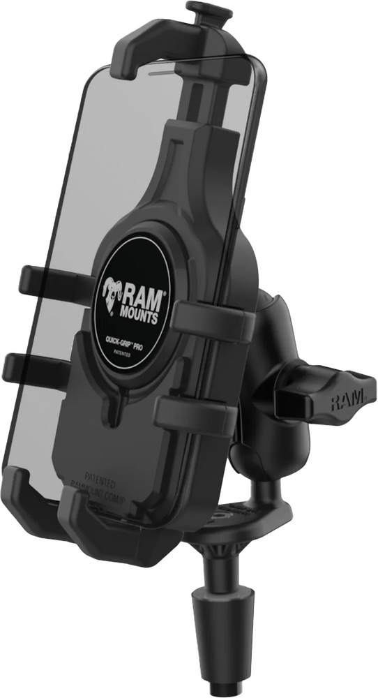 Ram Mounts 71-7081 RAM-B-176-A-PD5U QUICK-GRIP PRO FORK STEM PHONE MOUNT