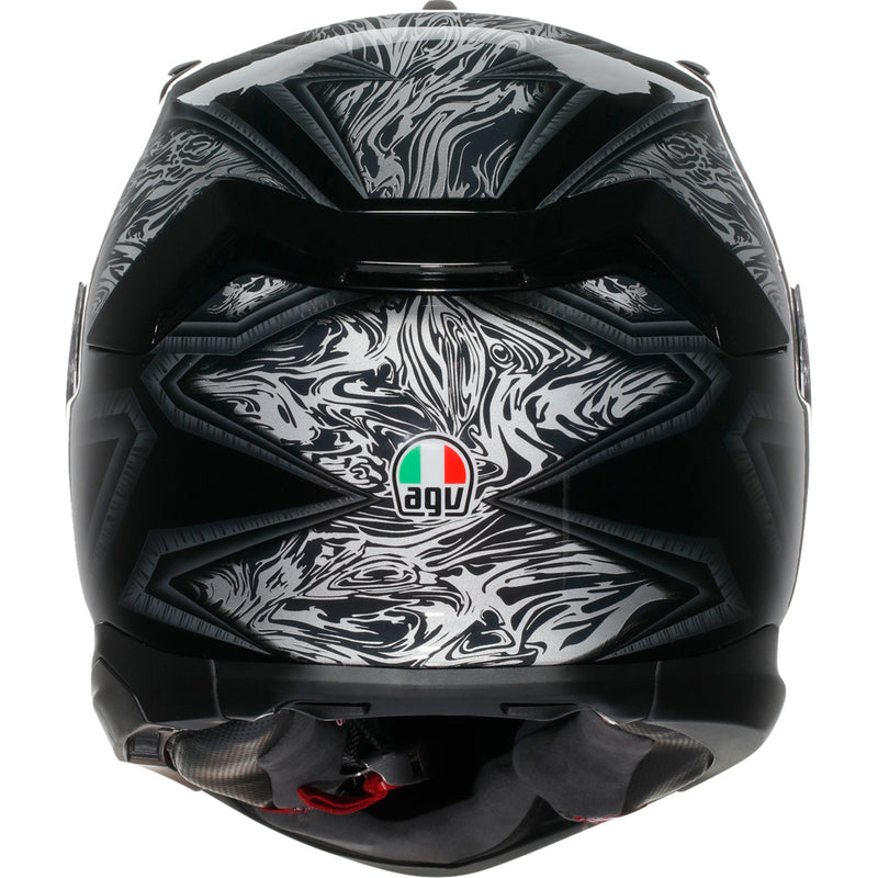 AGV K7 Damascus Helmet - Black/Silver