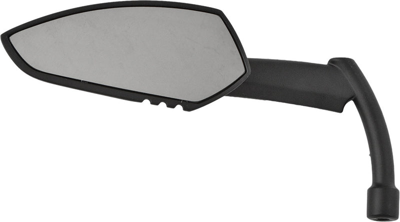 Harddrive Mirror Apache W Knife Stem Matte Black Left - 18-504L For Harley Motorcycles 1970-2018